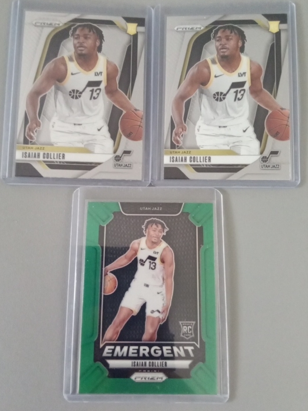 Panini Isaiah Collier Rc Basketball Card Lot.